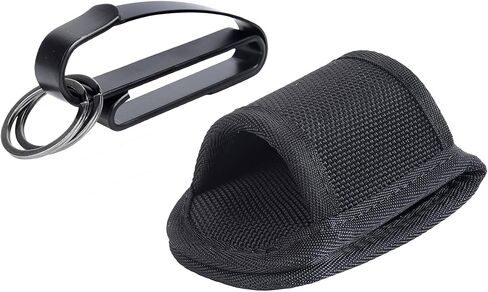 TAFTACFR Open Top Compact Light Holders Tactical Key Ring Holder Special for Police and Fire Agencies,Flashlight Holster Duty Belt Key Clip with Keyrings for Police,Law Enforcement and Workers in Kuwait