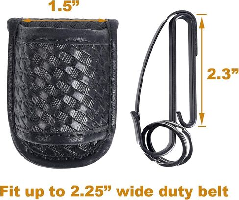 TAFTACFR Open Top Compact Light Holders Tactical Key Ring Holder Special for Police and Fire Agencies,Flashlight Holster Duty Belt Key Clip with Keyrings for Police,Law Enforcement and Workers in Kuwait