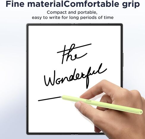 TONGATE for Galaxy Z Fold 6/Fold 5 Slim S Pen Fold Edition 4096 Pressure Levels for Samsung Z Fold 6/5 Phones Only, Fold5/6 S Pen Touch Stylus, 1.5mm Pen Tip, with 3* Tips & 1* S Pen Holder, Black in Kuwait