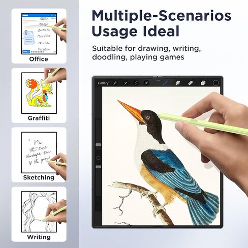 TONGATE for Galaxy Z Fold 6/Fold 5 Slim S Pen Fold Edition 4096 Pressure Levels for Samsung Z Fold 6/5 Phones Only, Fold5/6 S Pen Touch Stylus, 1.5mm Pen Tip, with 3* Tips & 1* S Pen Holder, Black in Kuwait