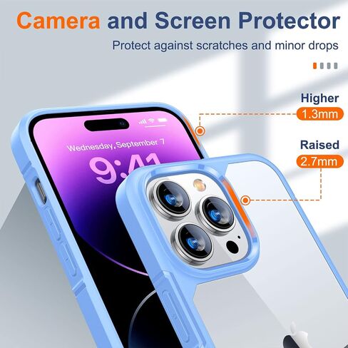 uniqueme [5 in 1 تصميم لـ iPhone 13 mini ase ، واقي حزمة شاشة 2 حزمة من الزجاج + 2 حزمة العدسة الكاميرا ، [غير صفراء] الغطاء الواقي الرفيع للغاية الصدمات - أسود - أسود in Kuwait