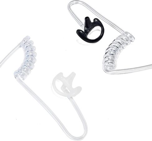 5 Pack Medium Size Earmold for Left Ear, Replacement Ear Mold Earplug Ear Insert for Motorola Kenwood Two Way Radio Surveillance Earpiece Headset Acoustic Coil Tube Audio Kits in Kuwait