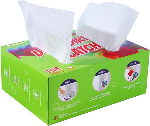 Dye Trapping Sheets 72 Count, Color Absorber Laundry Sheets, Prevent Light Colored Clothes from Being Dyed in Saudi Arabia