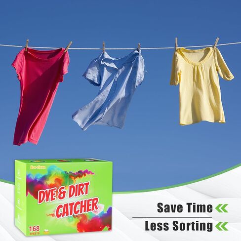 Dye Trapping Sheets 72 Count, Color Absorber Laundry Sheets, Prevent Light Colored Clothes from Being Dyed in Saudi Arabia