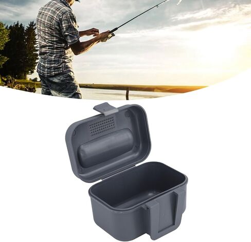 Asixxsix Live Bait Cooler Box, Fishing Bait Station Worm Bait Holder, Waterproof, Dustproof, Heat Resistant, and Wearproof Fishing Lure Box for Shrimps, Fishing Lure Worm Maggot in Kuwait
