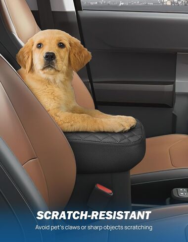 JOYTUTUS Center Console Cover Compatible with Maverick 2024 2023 2022 Leather Armrest Cover Center Console Cushion Maverick Accessories, Dark Blue in Saudi Arabia