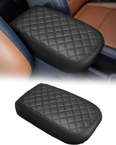 JOYTUTUS Center Console Cover Compatible with Maverick 2024 2023 2022 Leather Armrest Cover Center Console Cushion Maverick Accessories, Dark Blue in Saudi Arabia