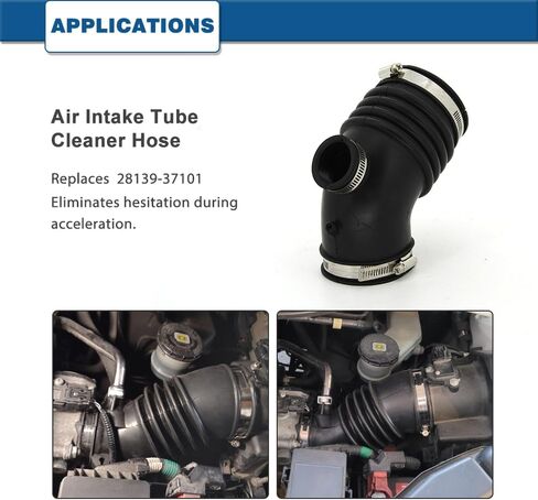 Air Intake Hose Compatible with 2001-2006 Hyundai Santa Fe 2.7L- Intake Filter Tube Replaces # 28139-37130- Air Intake Duct Tube Boot in Saudi Arabia