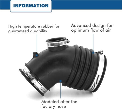 Air Intake Hose Compatible with 2001-2006 Hyundai Santa Fe 2.7L- Intake Filter Tube Replaces # 28139-37130- Air Intake Duct Tube Boot in Saudi Arabia