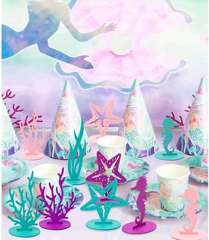 SUNBEAUTY 12 PCS Fairy First Birthday Decorations Fairy Centerpieces for Tables Fairy Mushroom Honeycomb Centerpieces Fairy Birthday Party Decorations Fairy Party Decor Mushroom Party Dcorations in Saudi Arabia
