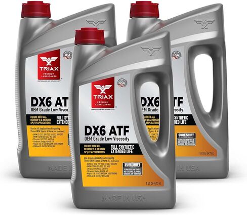 TRIAX DEX VI LV ATF Full Synthetic Low Viscosity, OEM Grade, Fill for Life, Compatible with GM Dexron VI, Honda/Acura DW-1, Toyota WS, Most GM, Chrysler, and Jeep Vehicles (1 Gallon) in Saudi Arabia