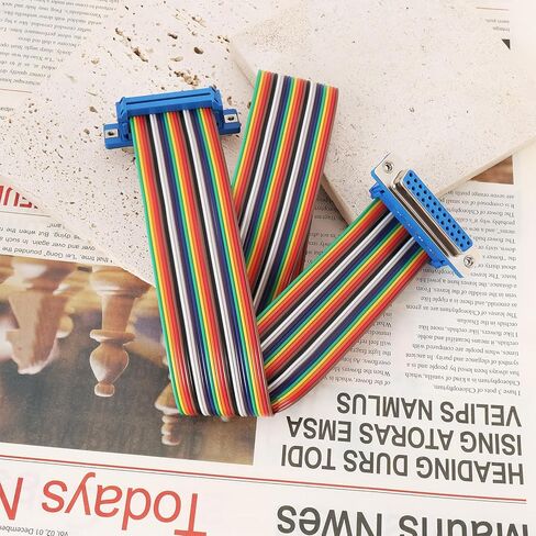 Sing F Ltd 1PC DB25 PIN كابل التمديد التسلسلي الذكور إلى الكبل التسلسلي للإناث لخادم المعدات الأتمتة CNC الطابعة الإلكترونية السوبر ماركت سجل 50 سم in Kuwait