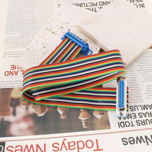 Sing F Ltd 1PC DB25 PIN كابل التمديد التسلسلي الذكور إلى الكبل التسلسلي للإناث لخادم المعدات الأتمتة CNC الطابعة الإلكترونية السوبر ماركت سجل 50 سم in Kuwait