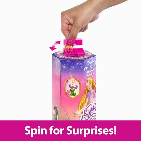 Mattel Disney Frozen Elsa Fashion Doll Set, Spin & Reveal with 11 Surprises Including 5 Accessories, 5 Stickers & Play Scene, Inspired by Disney Movie in Saudi Arabia