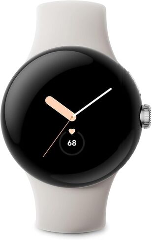 Google Pixel Watch LTE Smartwatch متوافقة مع بيانات الخلوية أو WiFi ، GPS ، BT ومراقبة معدل ضربات القلب 41 مم ، عبوة كبيرة (أسود غير لامع) in Kuwait