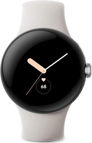 Google Pixel Watch LTE Smartwatch متوافقة مع بيانات الخلوية أو WiFi ، GPS ، BT ومراقبة معدل ضربات القلب 41 مم ، عبوة كبيرة (أسود غير لامع) in Kuwait