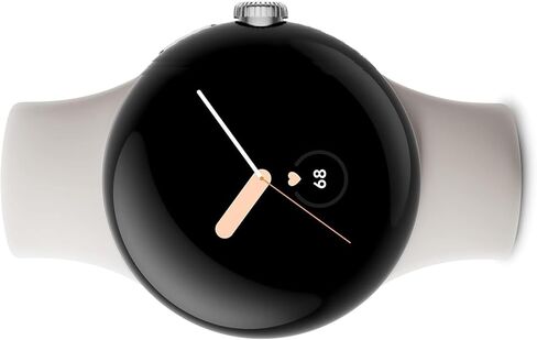 Google Pixel Watch LTE Smartwatch متوافقة مع بيانات الخلوية أو WiFi ، GPS ، BT ومراقبة معدل ضربات القلب 41 مم ، عبوة كبيرة (أسود غير لامع) in Kuwait