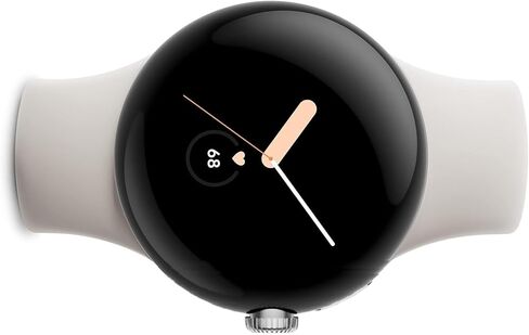 Google Pixel Watch LTE Smartwatch متوافقة مع بيانات الخلوية أو WiFi ، GPS ، BT ومراقبة معدل ضربات القلب 41 مم ، عبوة كبيرة (أسود غير لامع) in Kuwait