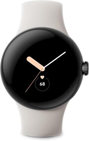 Google Pixel Watch LTE Smartwatch متوافقة مع بيانات الخلوية أو WiFi ، GPS ، BT ومراقبة معدل ضربات القلب 41 مم ، عبوة كبيرة (أسود غير لامع) in Kuwait