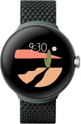 Google Pixel Watch LTE Smartwatch متوافقة مع بيانات الخلوية أو WiFi ، GPS ، BT ومراقبة معدل ضربات القلب 41 مم ، عبوة كبيرة (أسود غير لامع) in Kuwait