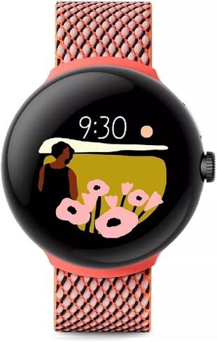 Google Pixel Watch LTE Smartwatch متوافقة مع بيانات الخلوية أو WiFi ، GPS ، BT ومراقبة معدل ضربات القلب 41 مم ، عبوة كبيرة (أسود غير لامع) in Kuwait