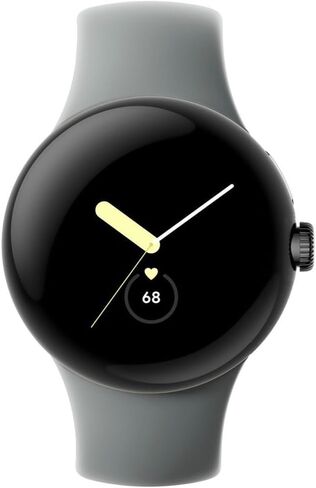 Google Pixel Watch LTE Smartwatch متوافقة مع بيانات الخلوية أو WiFi ، GPS ، BT ومراقبة معدل ضربات القلب 41 مم ، عبوة كبيرة (أسود غير لامع) in Kuwait