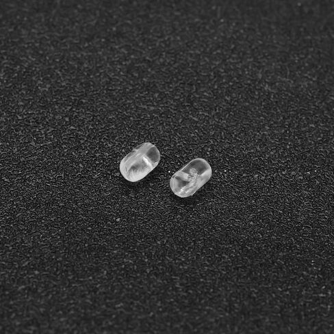 200Pcs Fishing Beads 3x5mm/4.7x6mm/5x8mm Double Cross Hole Beads Fishing Bait Stopper Beads Fishing Lures Fishing Terminal Tackle Hook Beads, Tranparent in Kuwait