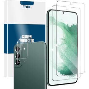 Screen Protector for Samsung Galaxy S23 Ultra, [2+2 Pack] Premium Screen Protector for Galaxy S23 Ultra & Camera Lens Protectors[Ultrasonic Fingerprint Unlock] [Case Friendly] [Bubble-Free]