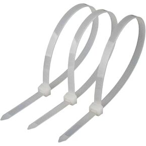Plastic Nylon Zip Ties, Heavy Duty Zip Ties 260 Pound Ultra Strong, Ultra Wide Plastic Zip Ties, Large Zip Ties, Ultra Long Zip Ties (Black，70 cm/27.5inch 100 pcs)