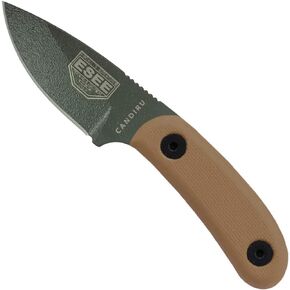 ESEE Knives Candiru Olive Drab w/Handle, Molded Polymer Sheath, and Clip Plate
