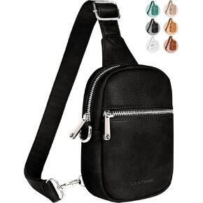 Vantamo Crossbody Bags for Women: RFID Blocking Vegan Leather Sling Bag with Anti-Pickpocket Clip - Secure Style for Everyday