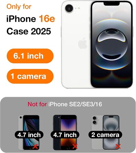 TORRAS Magnetic Shockproof for iPhone 16 Case, [18N Mighty Magnetic] [12FT Military Grade Drop Tested] [Fit for MagSafe] Protective Hard Back Plastic Slim Phone Case for iPhone 16 6.1", Black Titanium in Kuwait