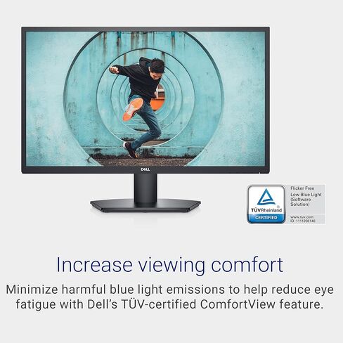 Dell 27 SE2725H Monitor - 27-Inch Full HD (1920x1080), VA Panel, Tilt Functionality, Certified by TÜV Rheinland for 3-Star Eye Comfort - Black in Saudi Arabia