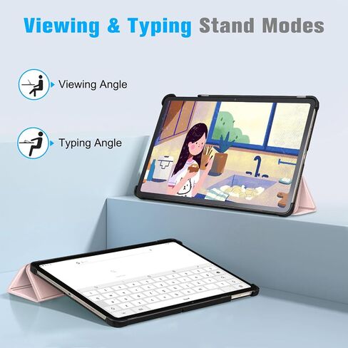 قضية fintie لأون. 12.1 "Tablet Pro (2024 Model 100146663) - غطاء قشرة مصنوعة من الجلد النحيف النحيف الخفيف الوزن لمدة 12.1 بوصة Onn Tablet Pro 4th Gen (Black) in Kuwait