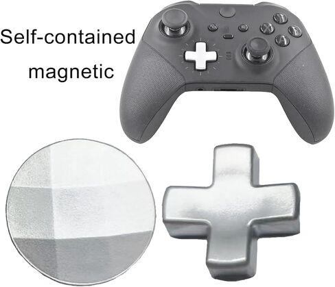 2 حزمة Metal D-Pads لـ Xbox One Elite Series 2 ، وسادة D القياسية وملحقات استبدال PAD DACKED لوحدة التحكم في سلك Xbox One Elite Series 2 (قوس قزح) in Kuwait