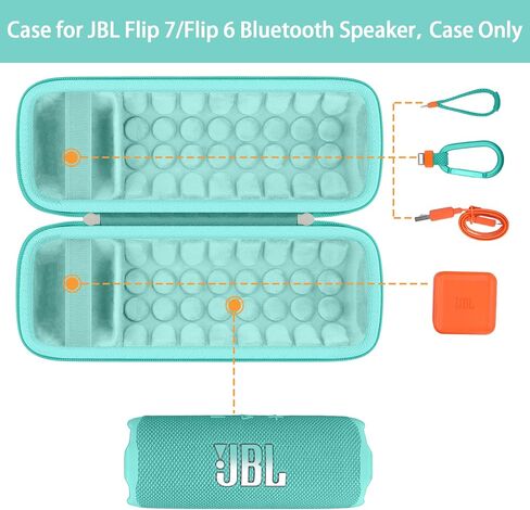khanka Hard Travel Case Replacement for JBL Flip 6 Waterproof Portable Bluetooth Speaker(Pink) in Kuwait