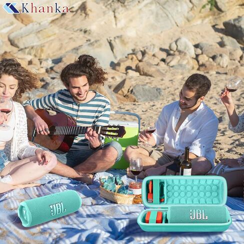 khanka Hard Travel Case Replacement for JBL Flip 6 Waterproof Portable Bluetooth Speaker(Pink) in Kuwait