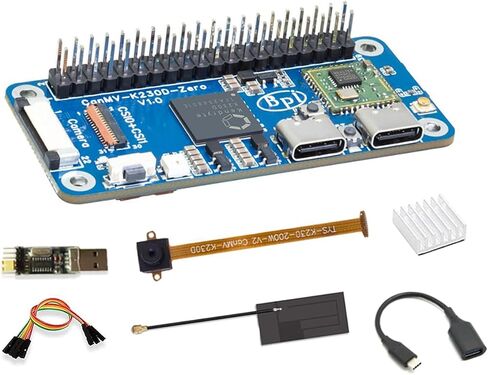 Banana Pi CanMV-K230D Zero AI Single Board Computer, K230D C908 RISC-V CPU Restnet50 KPU 3D DPU, LPDDR4 RAM H.264/H.265 VPU, for DIY Projects IoT Devices Programming (K230D SBC) in Kuwait