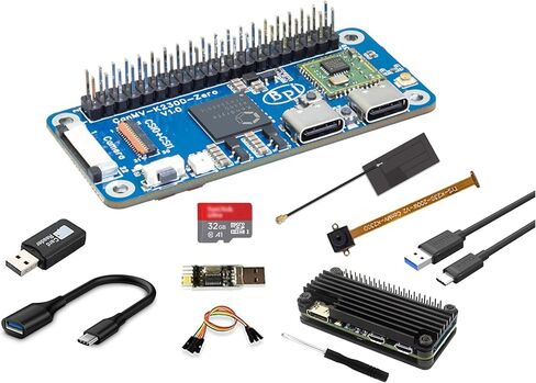 Banana Pi CanMV-K230D Zero AI Single Board Computer, K230D C908 RISC-V CPU Restnet50 KPU 3D DPU, LPDDR4 RAM H.264/H.265 VPU, for DIY Projects IoT Devices Programming (K230D SBC) in Kuwait