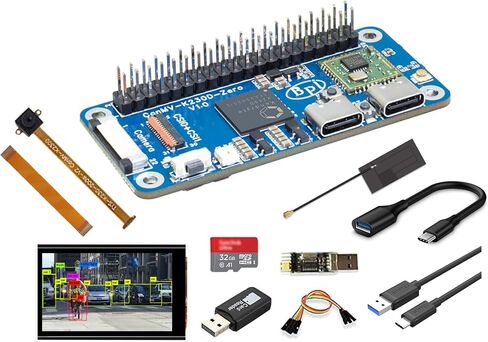 Banana Pi CanMV-K230D Zero AI Single Board Computer, K230D C908 RISC-V CPU Restnet50 KPU 3D DPU, LPDDR4 RAM H.264/H.265 VPU, for DIY Projects IoT Devices Programming (K230D SBC) in Kuwait