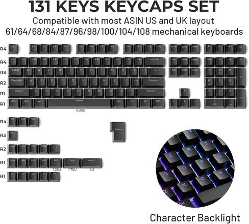 SDYZ Custom keycaps-keycaps 60 في المائة ، مناسبة لـ gk61/gk64/rk61/anne/gh60/alt61 لوحات مفاتيح ميكانيكية ، 71 مجموعة مفاتيح ، ملفات تعريف pbt pbt (Coral Sea Keycaps) in Kuwait