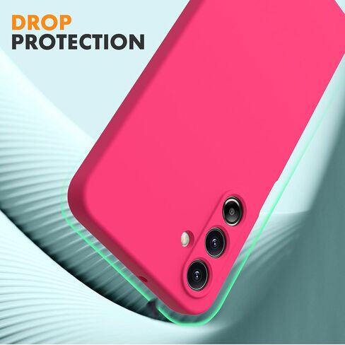 بالنسبة لحالة Samsung Galaxy A16 4G/5G ، حماة شاشة زجاجية مقسّمة ، علبة سيليكون سائلة TPU ناعمة ، قذيفة هلام مطاطية مقاومة للصدمة أسود in Kuwait