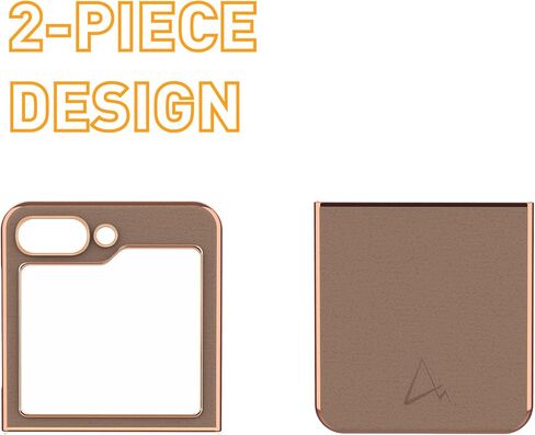 ARMOR Leather Case for Samsung Galaxy Z Flip 6 (Dusty Rosé) in Kuwait