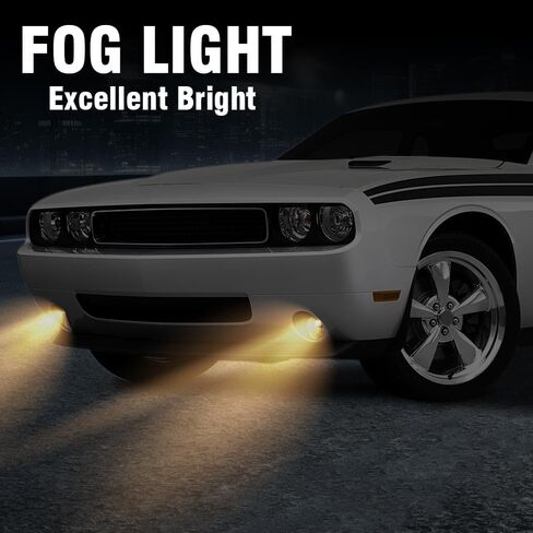 CHEDA Mirror Puddle Lights,Compatible with 2010-2018 Dodge Ram/1500/2500/3500/2011-2018 Ram 4500/5500 Right & Left Side Lights Halogen Clear in Kuwait