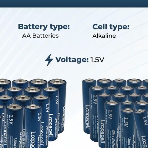 AAA Alkaline Batteries (Pack of 24) 1.5V - Includes Battery Organizer Kit in Kuwait