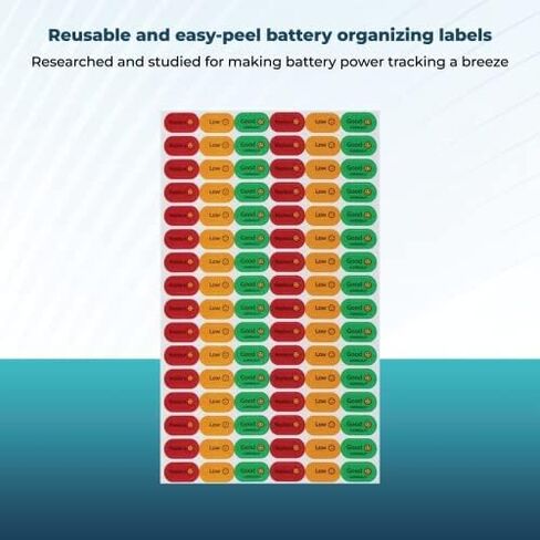 AAA Alkaline Batteries (Pack of 24) 1.5V - Includes Battery Organizer Kit in Kuwait