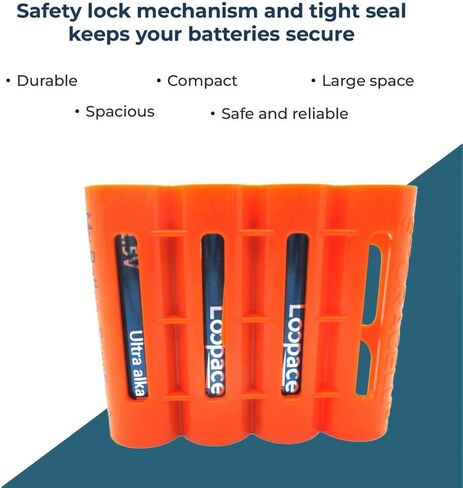 AAA Alkaline Batteries (Pack of 24) 1.5V - Includes Battery Organizer Kit in Kuwait