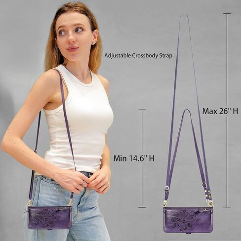 Lacass for Samsung Galaxy S25 Ultra Case Wallet ، [Cards Scan Scan Protection] Card Szipper Leather Flip Cover Cover Crossbody Wrist مع حامل (أسود أزهار) in Kuwait