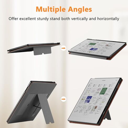 Stand Case for Remarkable Paper Pro Tablet 11.8 inch (2024 Released), Foldable Stand Folios Cover for Remarkable Paper Pro Digital Paper with Pencil Holder and Auto Sleep/Wake,Black in Kuwait