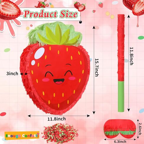 Fruit Pinata Summer Theme Pinata Includes Stick Blindfold Confetti Fruit Birthday Pinata Summer Fruit Pinata Fruit Theme Party Supplies for Birthday Party Carnival Summer Beach Decor (Pineapple) in Saudi Arabia